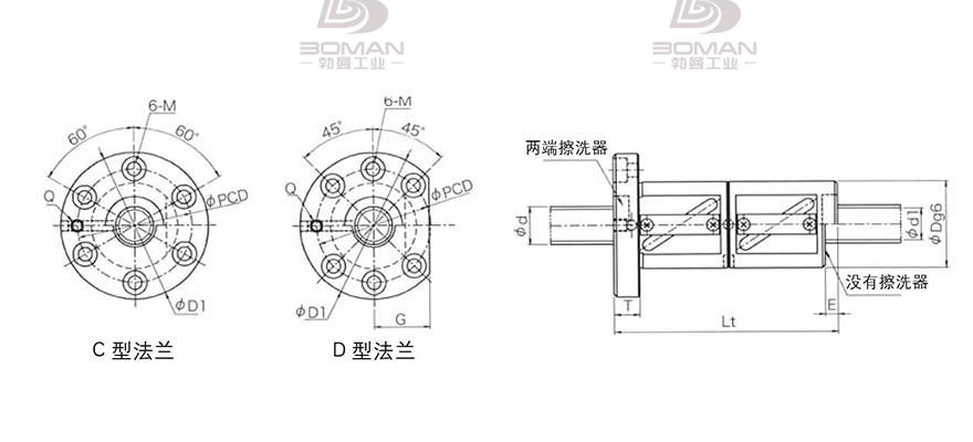 KURODA GR3608DD-CAPR 日本黑田精工丝杠钢珠安装方法