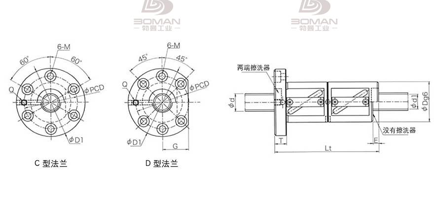 KURODA GR7010FD-DAPR 黑田精工丝杆规格说明