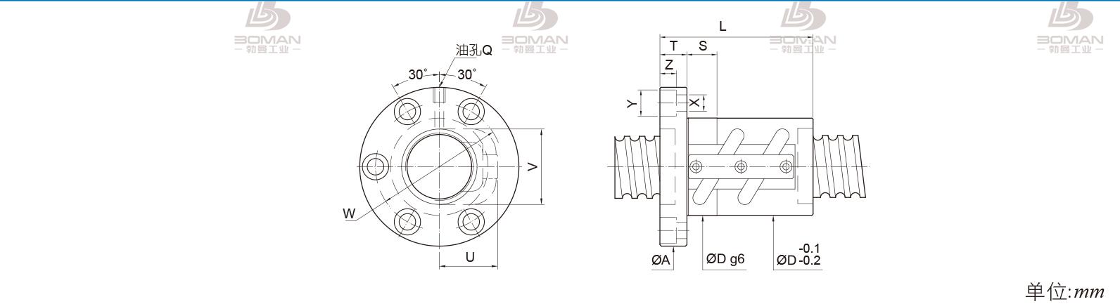 PMI FSVC3206-2.5 pmi滚珠丝杆生产厂家供应商
