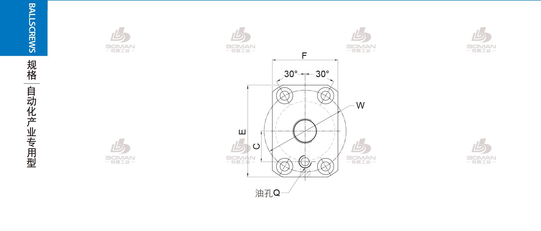 PMI PTR1520T2C5T-0750 pmi滚珠丝杠的轴环作用